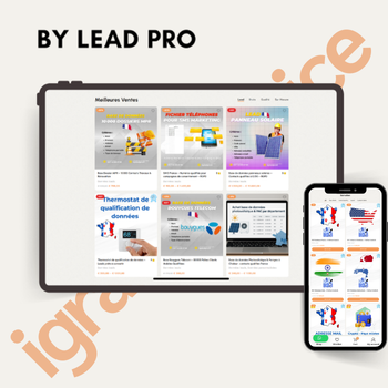 Plateforme B2B de génération et vente de leads